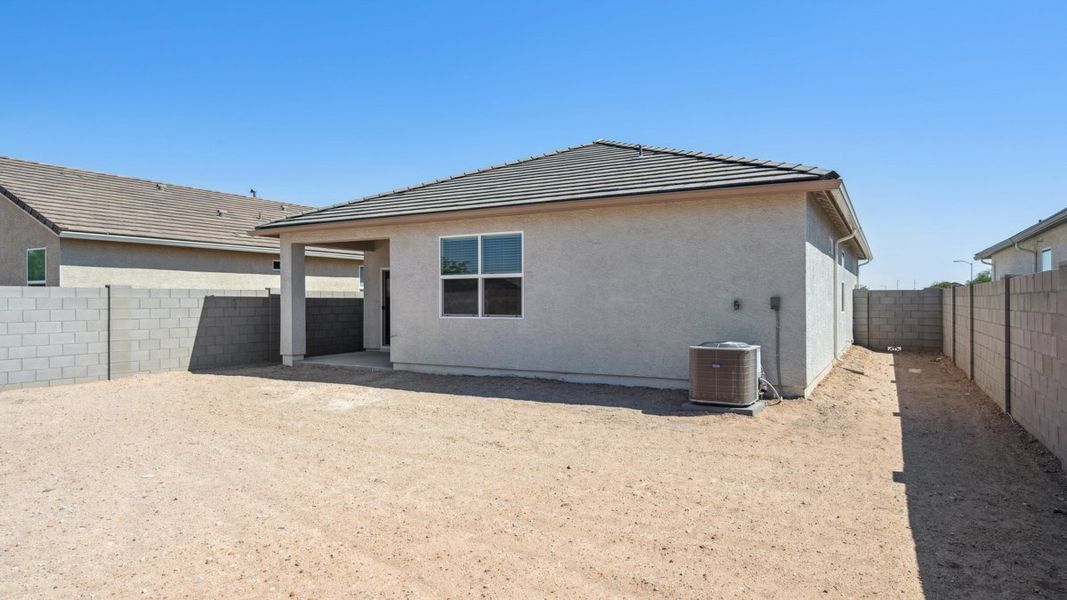 Exterior details and patio area of a home in Heartland Ranch, Coolidge (Image 17). Exterior details and patio area of a home in Heartland Ranch, Coolidge (Image 17).