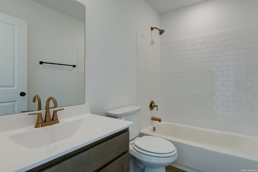 Furnished interior view inside a new home in Nopal Valley, San Antonio (Image 15).