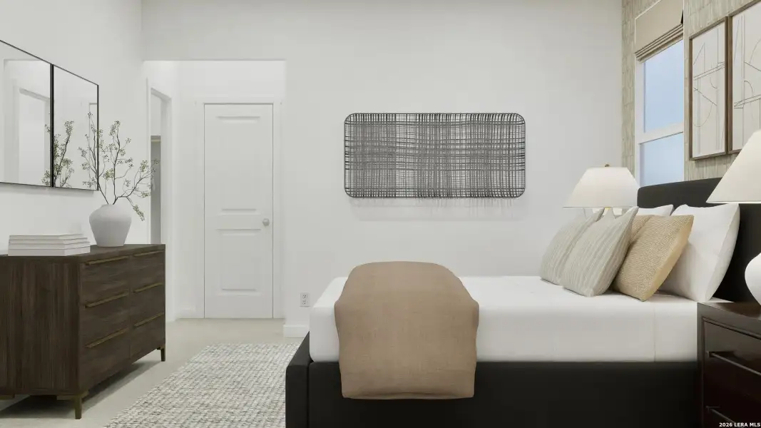 Furnished interior view inside a new home in Brookmill, San Antonio (Image 21).