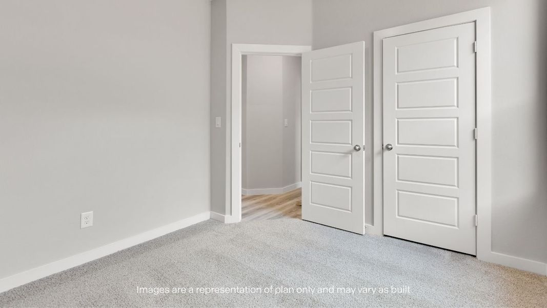 Spacious, unfurnished interior of a new home in Mustang Ridge, Andrews (Image 24). Spacious, unfurnished interior of a new home in Mustang Ridge, Andrews (Image 24).