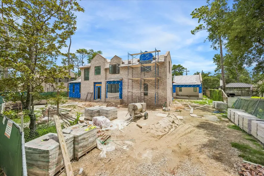 In-progress construction of a new home in , Hunters Creek Village, TX (Image 12).