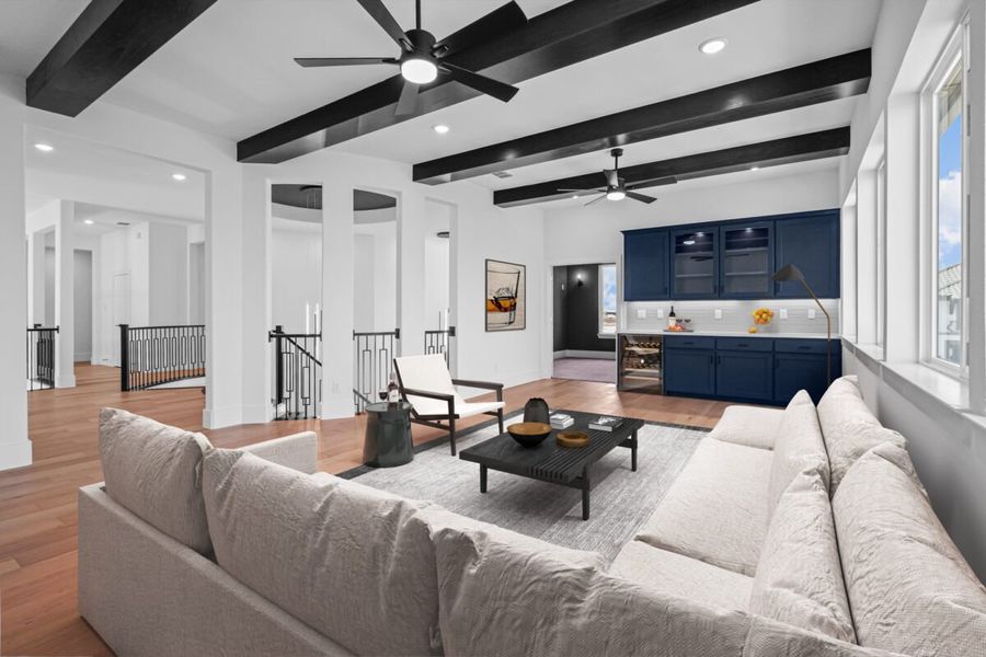 Representative furnished interior of a home built from the Montblanc by Landon Homes in Lexington Frisco, Frisco (Image 7). Representative furnished interior of a home built from the Montblanc by Landon Homes in Lexington Frisco, Frisco (Image 7).