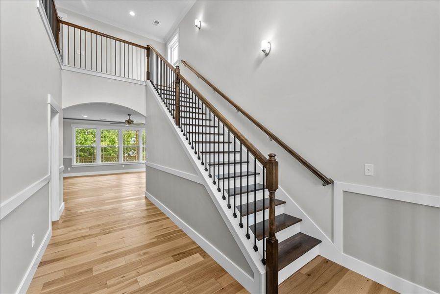 Representative unfurnished interior of a home built from the Emilia Elite by Enchanted Homes in Pointe Summit, Slater-Marietta (Image 21).