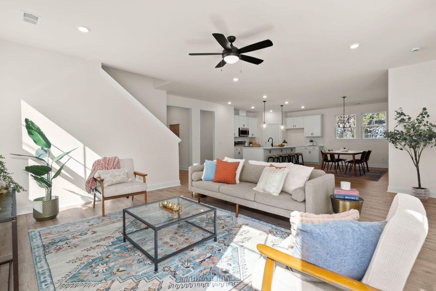 Furnished interior view inside a new home in , Hollywood (Image 16).