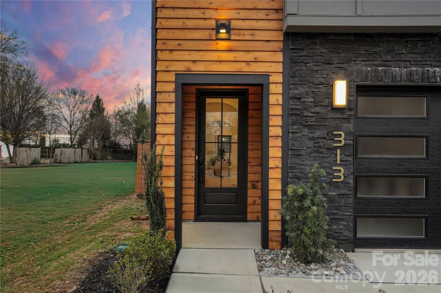 Exterior details and patio area of a home in , Charlotte (Image 3). Exterior details and patio area of a home in , Charlotte (Image 3).