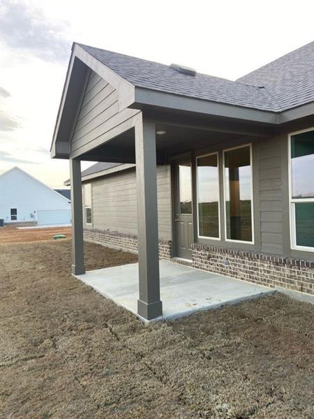 Exterior details and patio area of a home in Hillview Addition, Decatur (Image 4). Exterior details and patio area of a home in Hillview Addition, Decatur (Image 4).