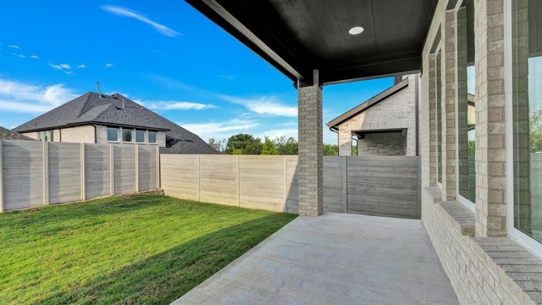 View of yard featuring a patio