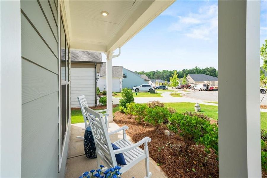 Exterior details and patio area of a home in , Hoschton (Image 31). Exterior details and patio area of a home in , Hoschton (Image 31).