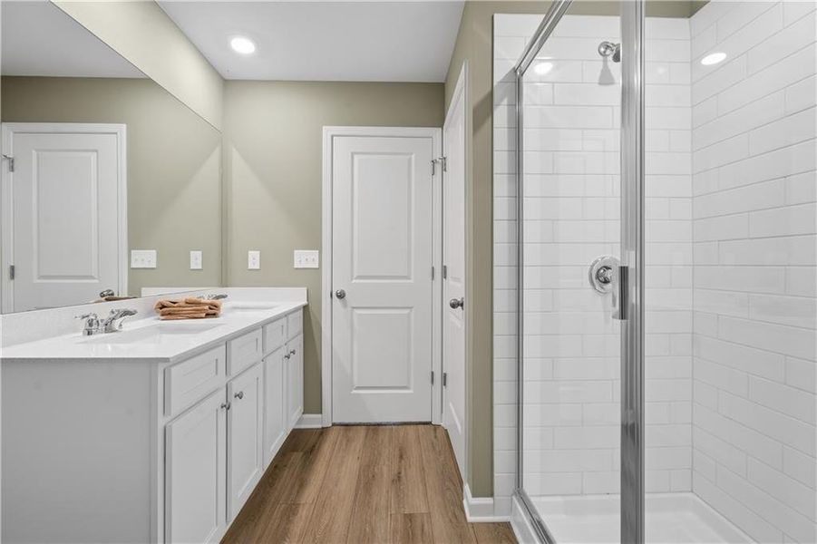 Furnished interior view inside a new home in Crossvine Village, LaGrange (Image 25).