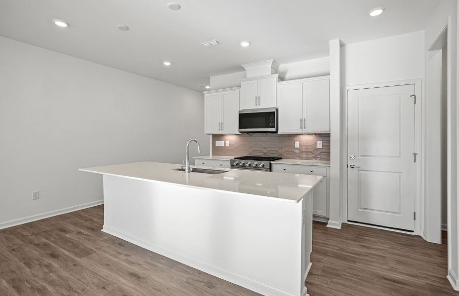 Furnished interior view inside a new home in Galloway Towns, Charlotte (Image 14). Furnished interior view inside a new home in Galloway Towns, Charlotte (Image 14).
