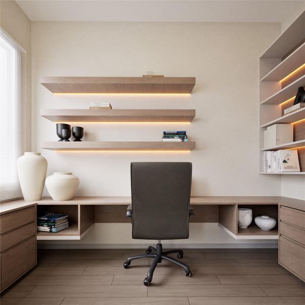Furnished interior view inside a new home in , Houston (Image 13).