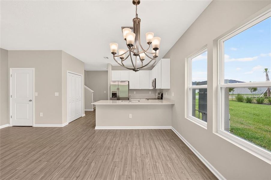 Furnished interior view inside a new home in , Alachua (Image 7).