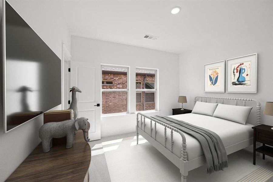 Furnished interior view inside a new home in Sterling Greene, Arlington (Image 16). Furnished interior view inside a new home in Sterling Greene, Arlington (Image 16).