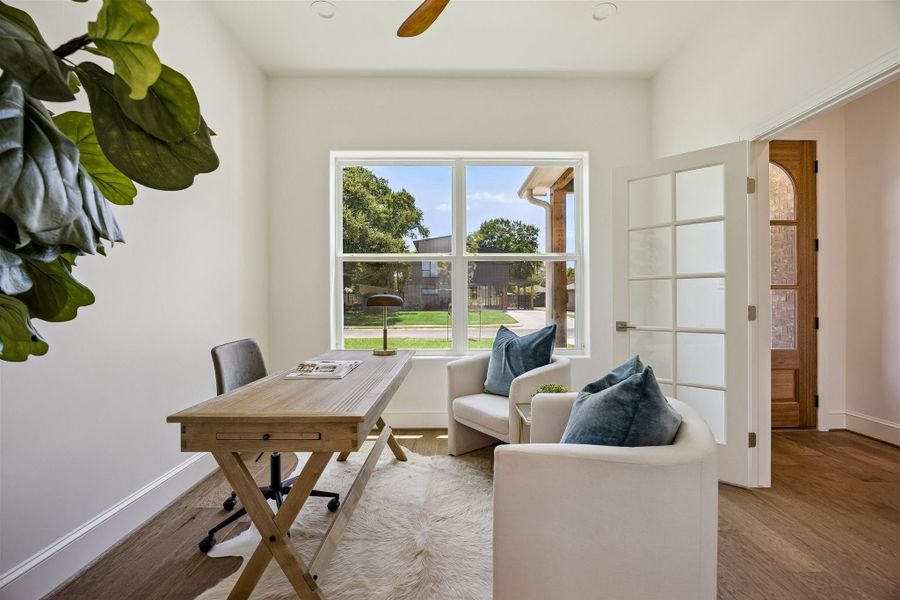 Furnished interior view inside a new home in , Houston (Image 15).
