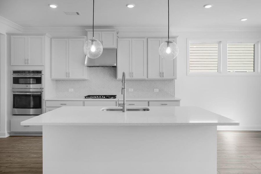 Furnished interior view inside a new home in Bailey Fence, Dacula (Image 14).