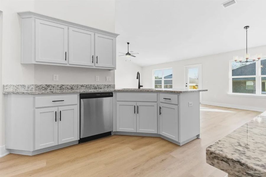 Representative furnished interior of a home built from the 1920 by Adams Homes in Ashton View, Crestview (Image 6). Representative furnished interior of a home built from the 1920 by Adams Homes in Ashton View, Crestview (Image 6).