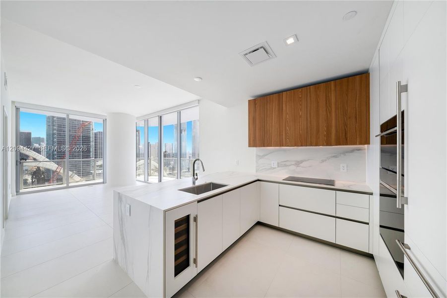 Furnished interior view inside a new home in , Miami (Image 13).