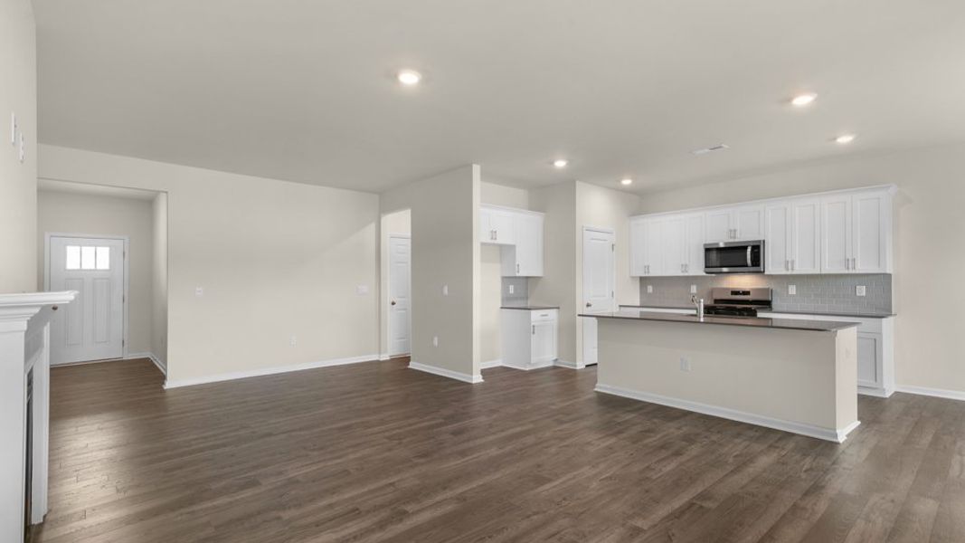 Spacious, unfurnished interior of a new home in Anderson Farm, Wendell (Image 9). Spacious, unfurnished interior of a new home in Anderson Farm, Wendell (Image 9).