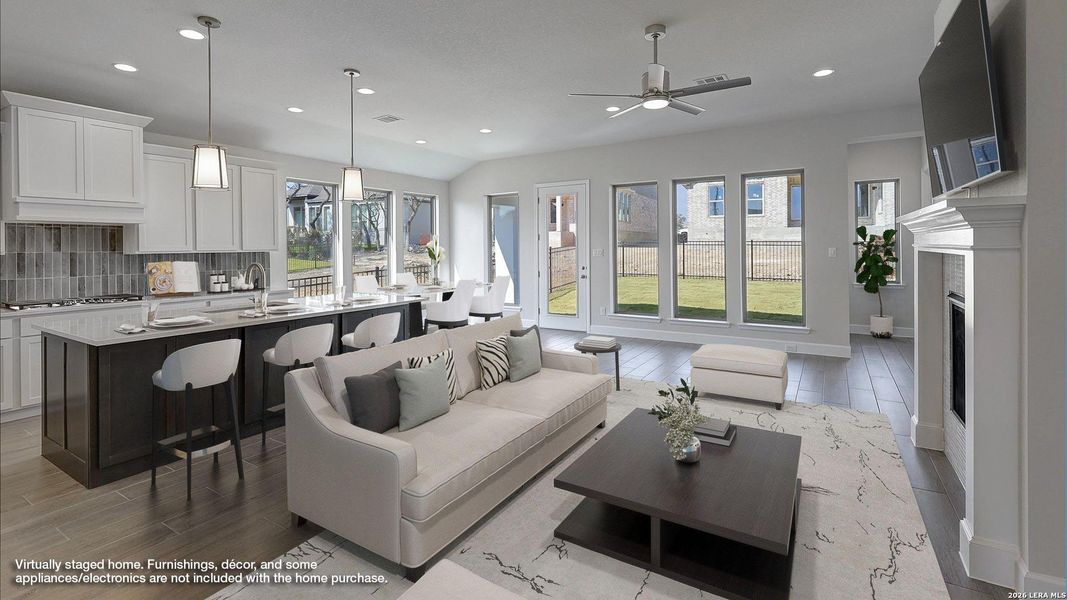 Furnished interior view inside a new home in Esperanza, Boerne (Image 9).