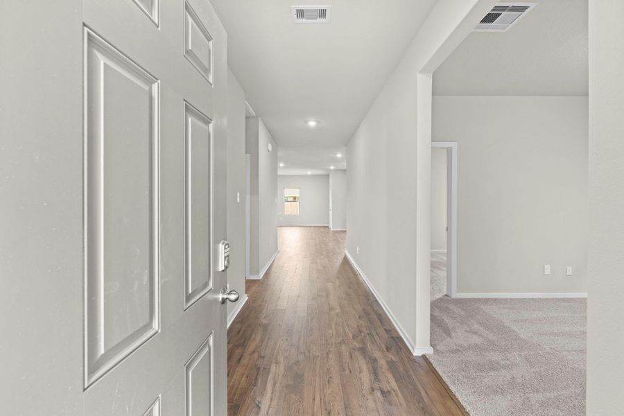 Spacious, unfurnished interior of a new home in Windrose Green, Angleton (Image 10). Spacious, unfurnished interior of a new home in Windrose Green, Angleton (Image 10).