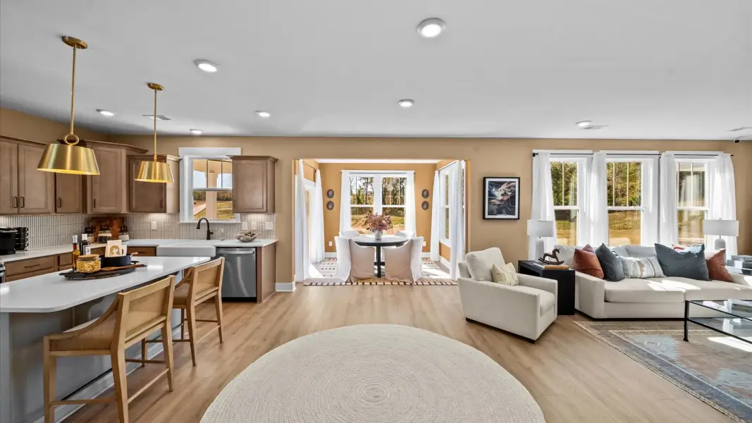 Furnished interior view inside a new home in Foxbank, Gray Court (Image 13).