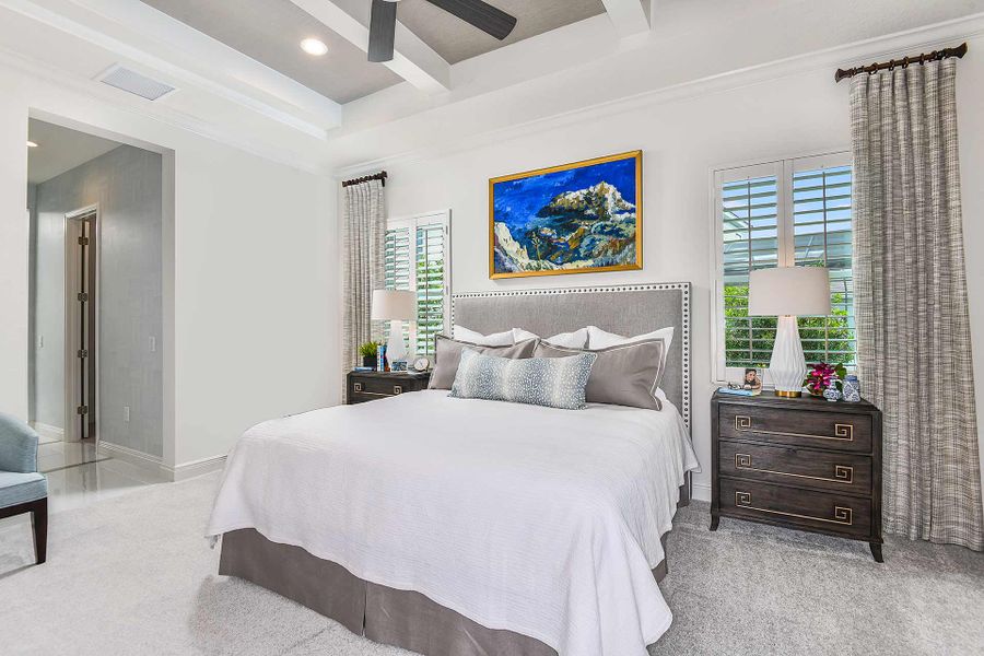 Furnished interior view inside a new home in Grand Palm, Venice (Image 18).