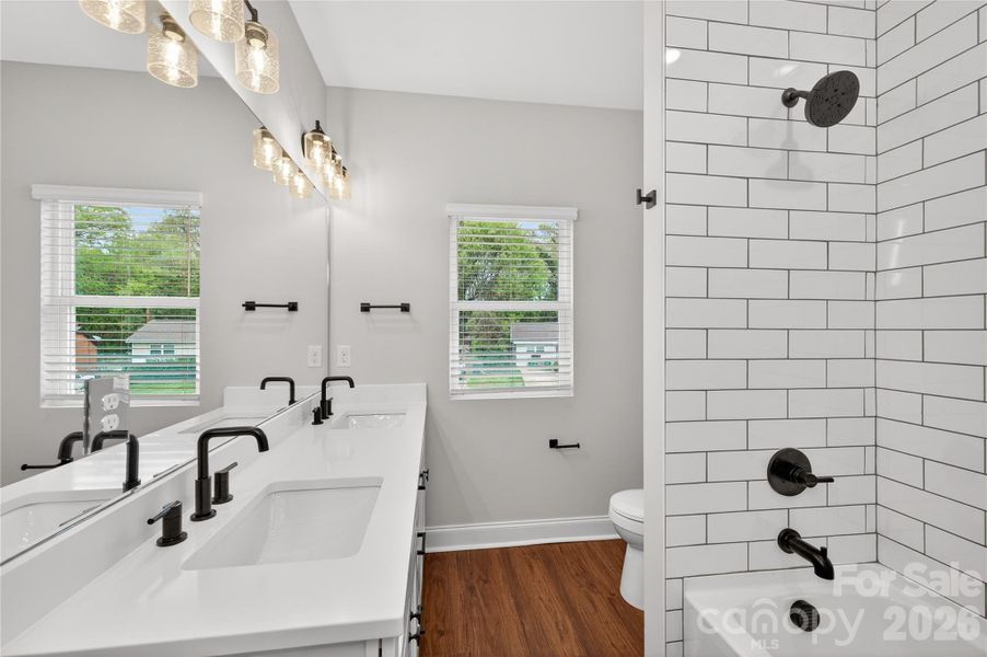 Furnished interior view inside a new home in , Charlotte (Image 13).