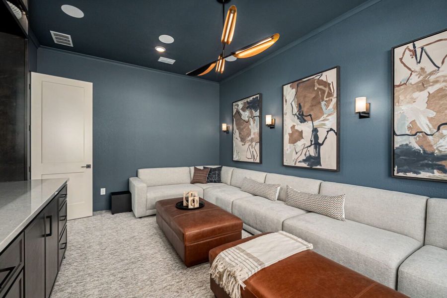 Representative furnished interior of a home built from the Hawthorne by Landon Homes in Lexington Frisco, Frisco (Image 16).