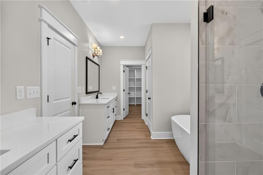 Furnished interior view inside a new home in , Buchanan (Image 15).