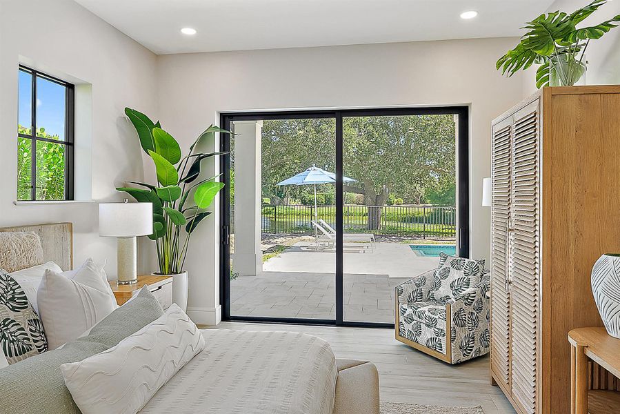 Furnished interior view inside a new home in , Tequesta (Image 6).
