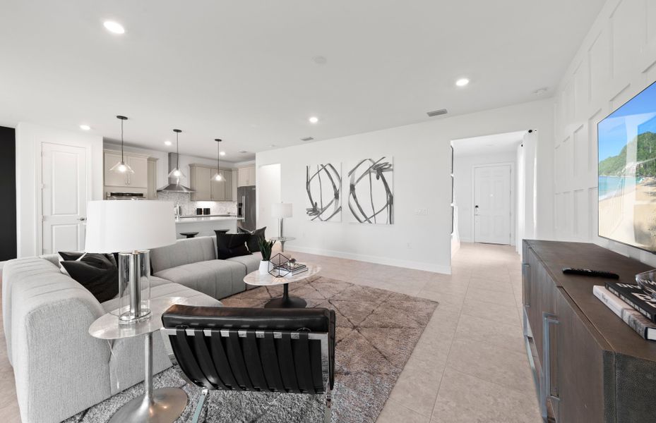 Open gathering room - perfect for entertaining