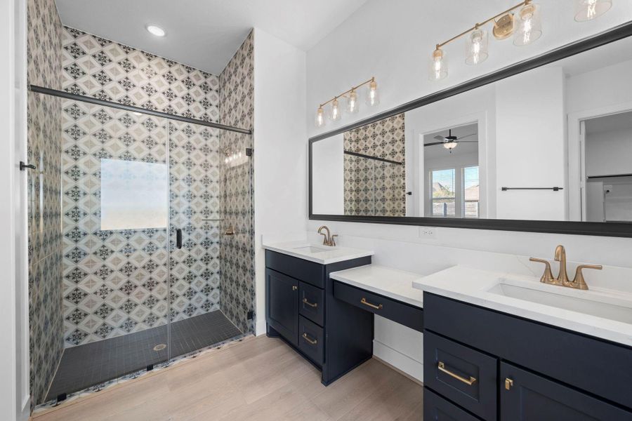 Furnished interior view inside a new home in Artavia, Conroe (Image 13).