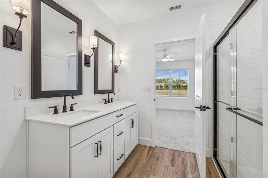Furnished interior view inside a new home in Aspire at Glen Aire, Ocala (Image 8).