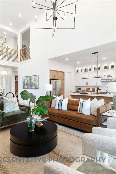 Furnished interior view inside a new home in Monterra, Fate (Image 13).