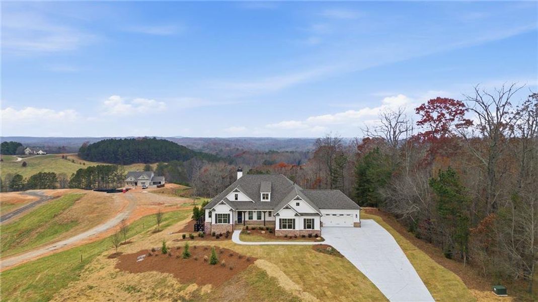 Front exterior of a new home in , Gainesville, GA, highlighting curb appeal (Image 45).
