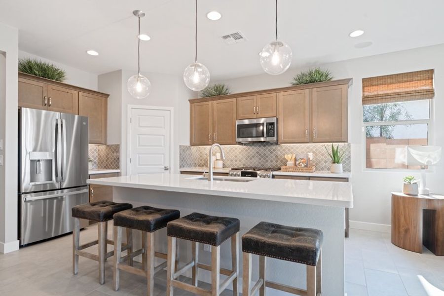 Furnished interior view inside a new home in Combs Ranch, San Tan Valley (Image 6).