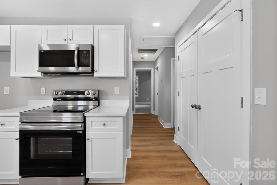 Kitchen & Laundry Closet