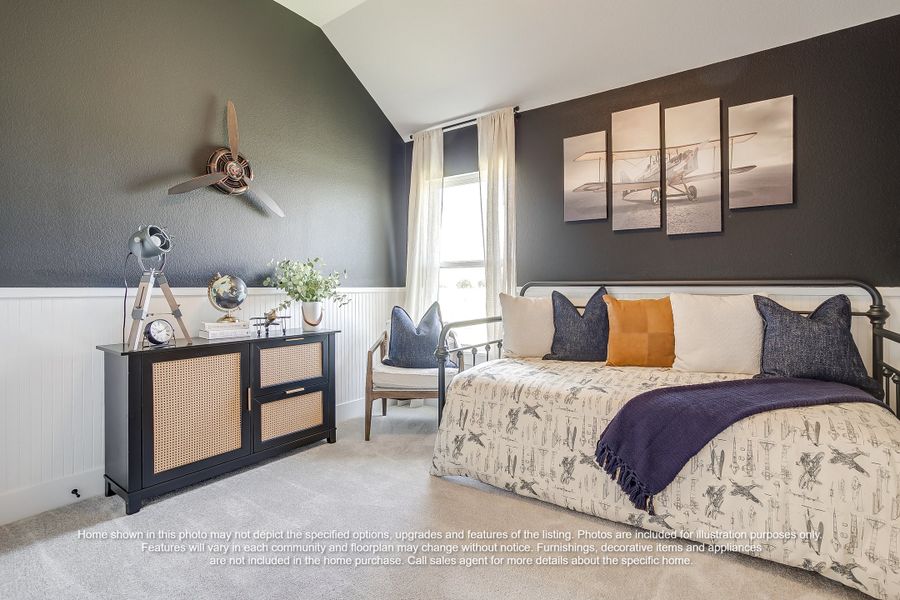 Furnished interior view inside a new home in Ridgepoint, Midlothian (Image 11).