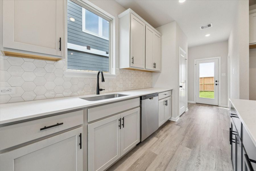 Furnished interior view inside a new home in Elyson, Katy (Image 5).