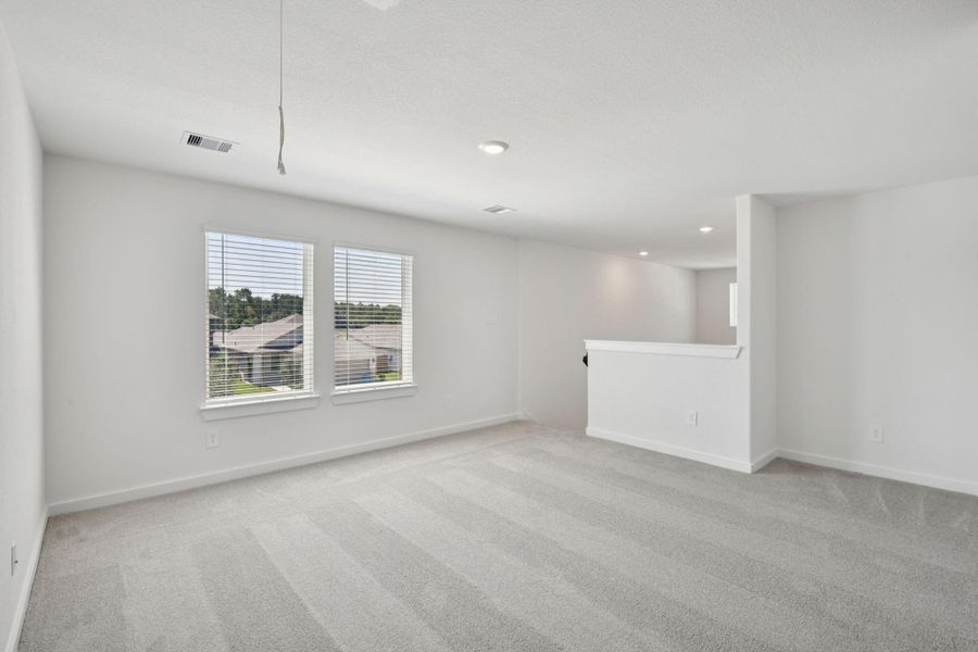 Photo is not of the actual home, but is an inspirational photo of builder’s model home and may depict options, furnishings, and/or decorator features that are not included