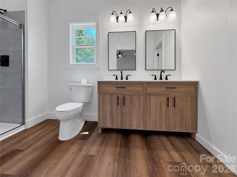 Furnished interior view inside a new home in , Forest City (Image 4).