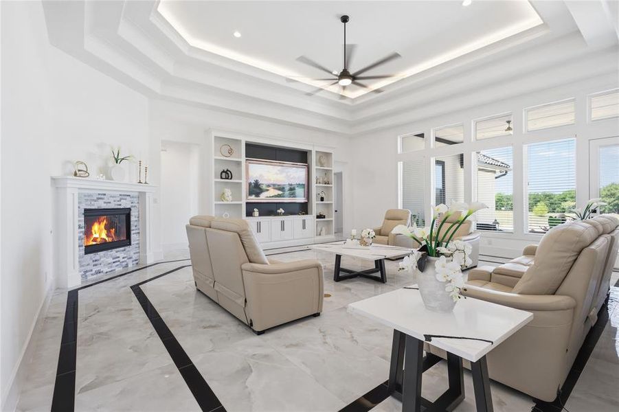 Furnished interior view inside a new home in , Sanger (Image 5).