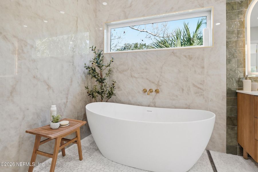 Furnished interior view inside a new home in , Atlantic Beach (Image 15).