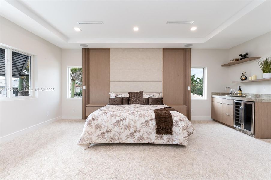 Furnished interior view inside a new home in , Lighthouse Point (Image 39).