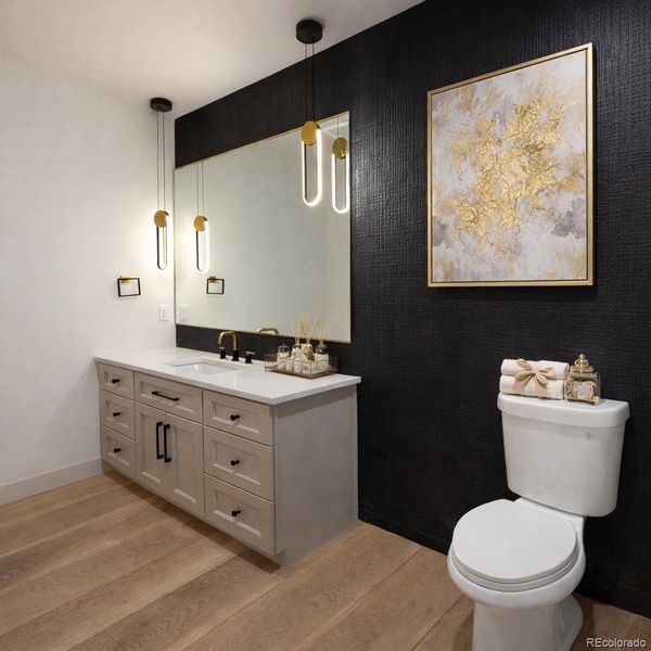 Furnished interior view inside a new home in , Keenesburg (Image 7).