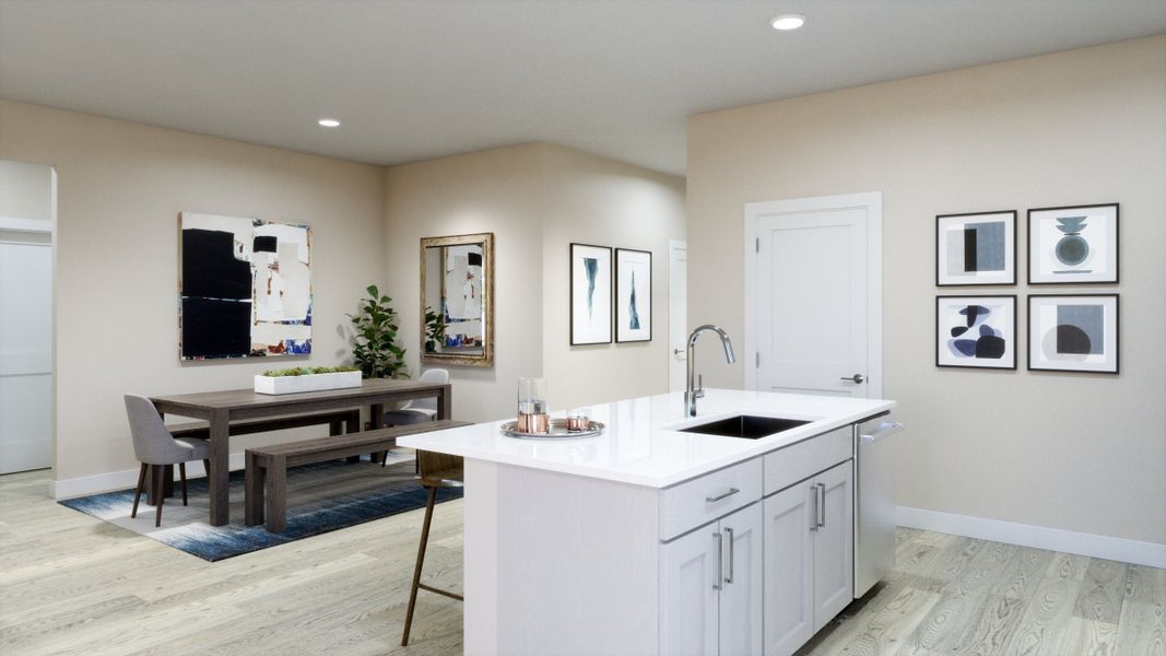 Representative furnished interior of a home built from the Luna by Risewell Homes in Marion Ridge, Haines City (Image 6).