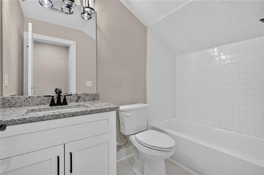 Furnished interior view inside a new home in , Dawsonville (Image 12).