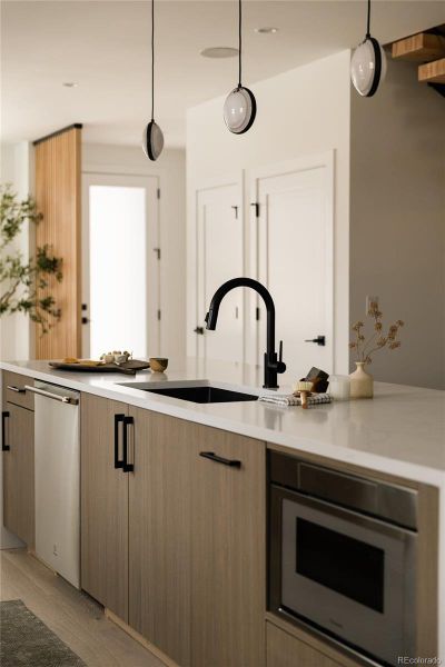 Close-up of interior finishes inside a home in , Denver (Image 21).