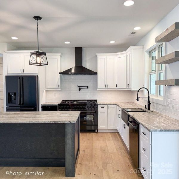 Furnished interior view inside a new home in , Mills River (Image 9).