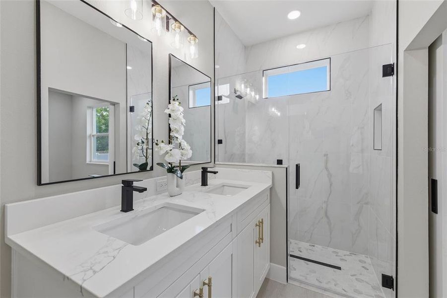 Furnished interior view inside a new home in , Tampa (Image 16).